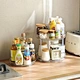 urntable lazy susan organizer for makeup